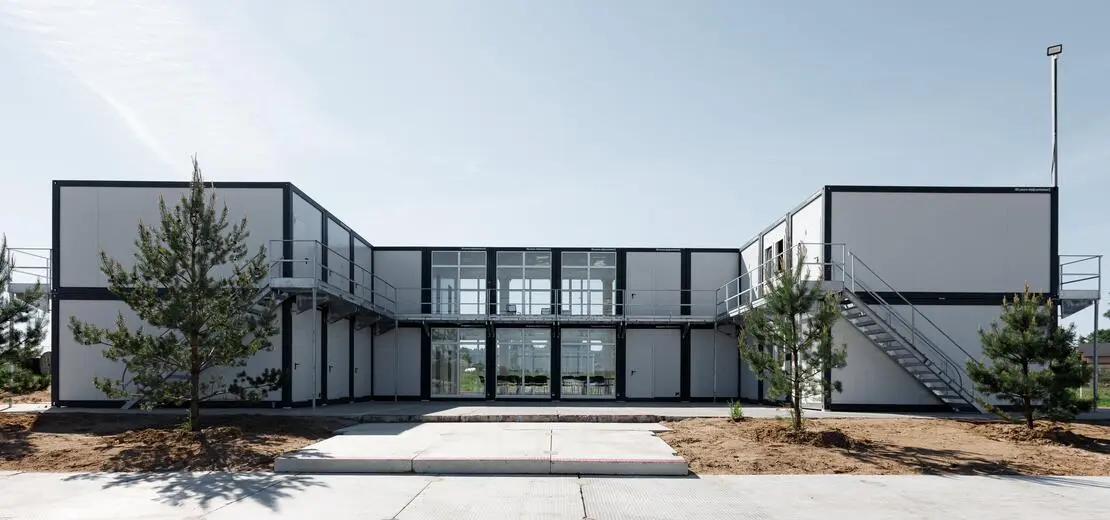 Строительство быстровозводимого здания 1